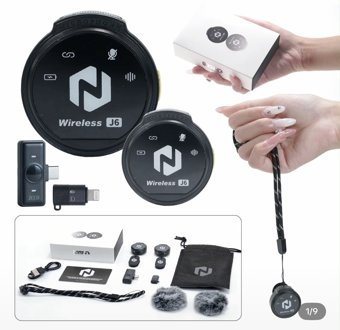 Microfone ACCO J6-F