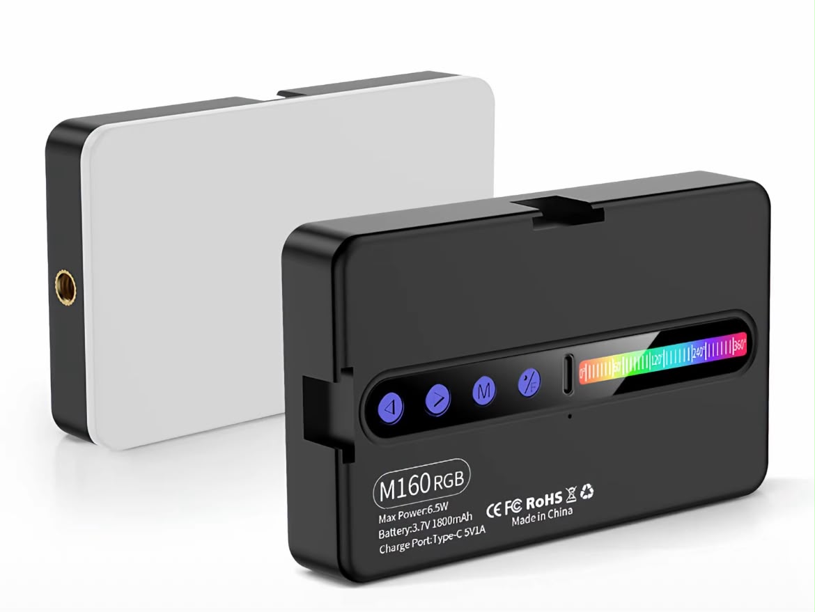 Luz LED Andoer M160 RGB